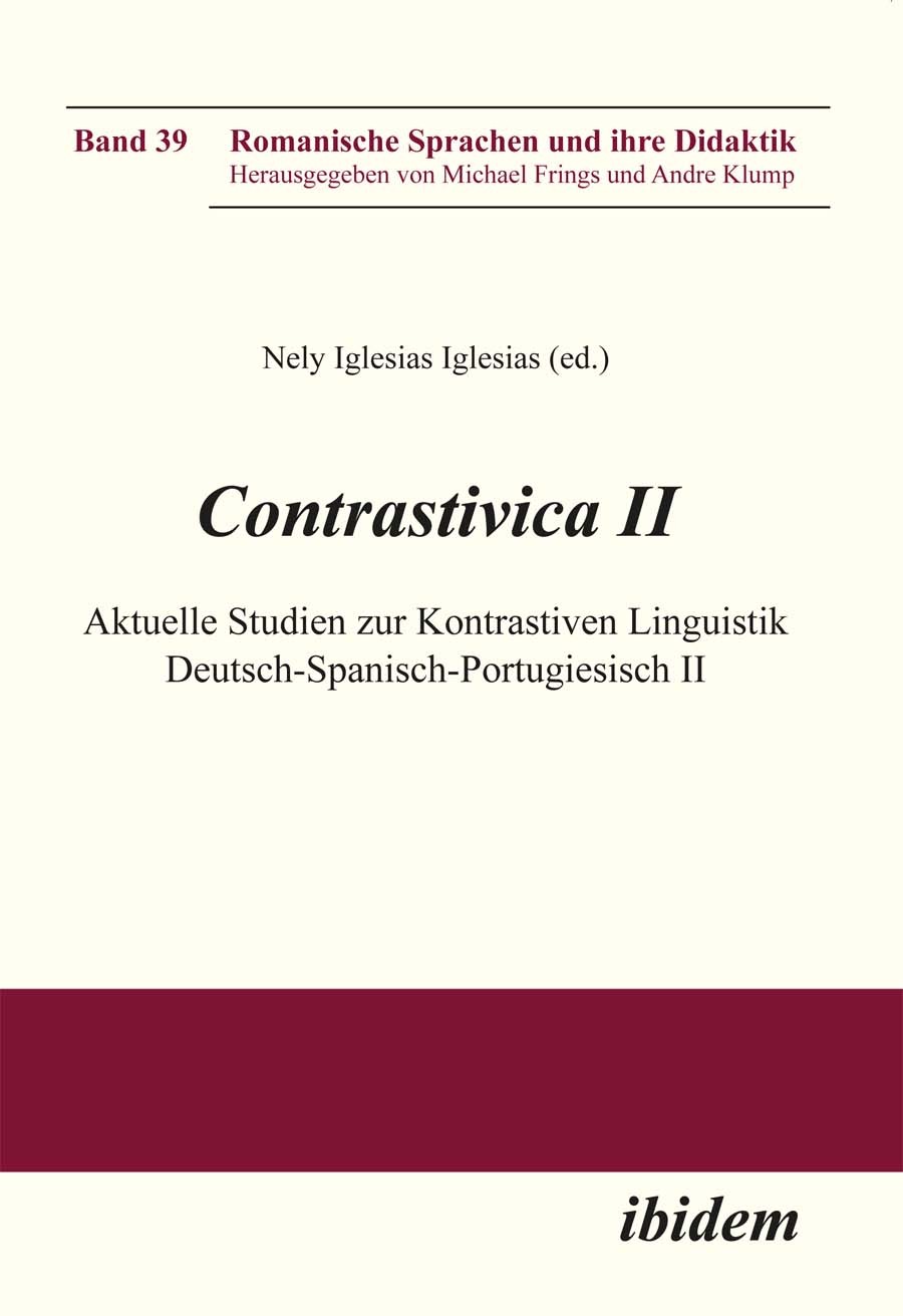 Contrastivica II: Aktuelle Studien zur Kontrastiven Linguistik Deutsch-Spanisch-Portugiesisch II