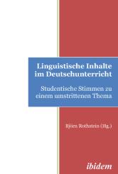 Björn Rothstein: Linguistische Inhalte im Deutschunterricht
