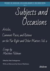 Matthew Feldman, Kate Yanduganova: Subjects and Occasions
