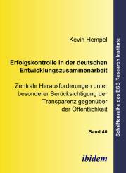 Kevin Hempel: Erfolgskontrolle in der deutschen Entwicklungszusammenarbeit