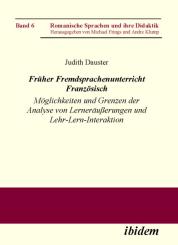 Judith Dauster: Früher Fremdsprachenunterricht Französisch