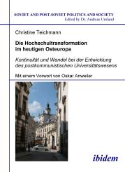 Christine Teichmann: Die Hochschultransformation im heutigen Osteuropa