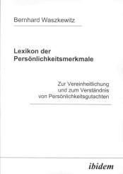 Bernhard Waszkewitz, Lexikon der Persönlichkeitsmerkmale