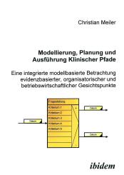 Christian Meiler: Modellierung, Planung und Ausführung Klinischer Pfade