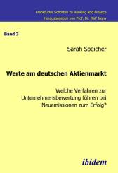 Sarah Speicher: Werte am deutschen Aktienmarkt
