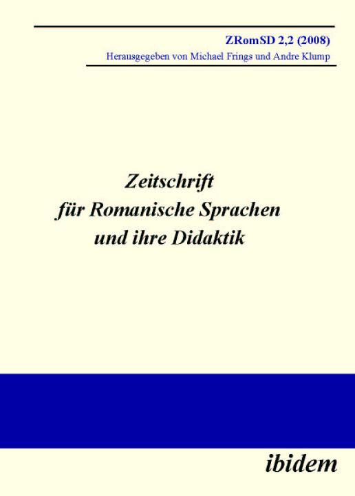 Michael Frings, Andre Klump: Zeitschrift für Romanische Sprachen und ihre Didaktik E-Book