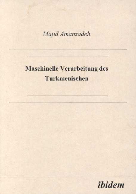 Majid Amanzadeh: Automatische Erkennung des Turkmenischen 