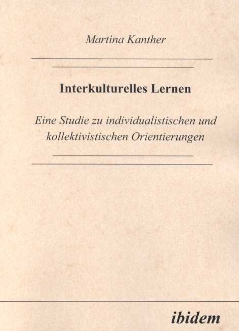 Martina Kanther: Interkulturelles Lernen 