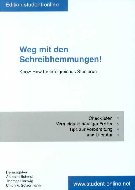 Weg mit den Schreibhemmungen! 
