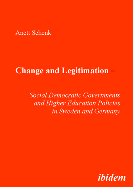 Anett Schenk: Change and Legitimation Paperback
